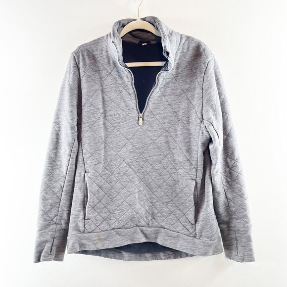 Lululemon Forever Warm Pullover Sweatshirt Heathered Core Dark Gray 10 - Picture 2 of 4